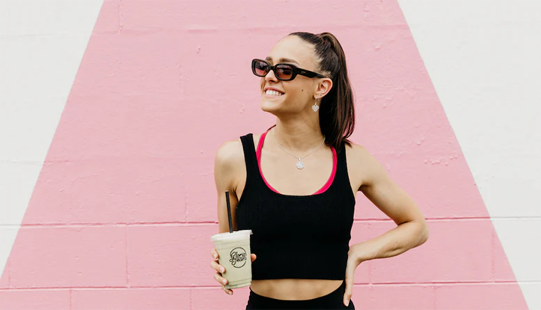 Person holding coffee